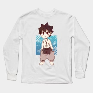 Kid Gray Long Sleeve T-Shirt